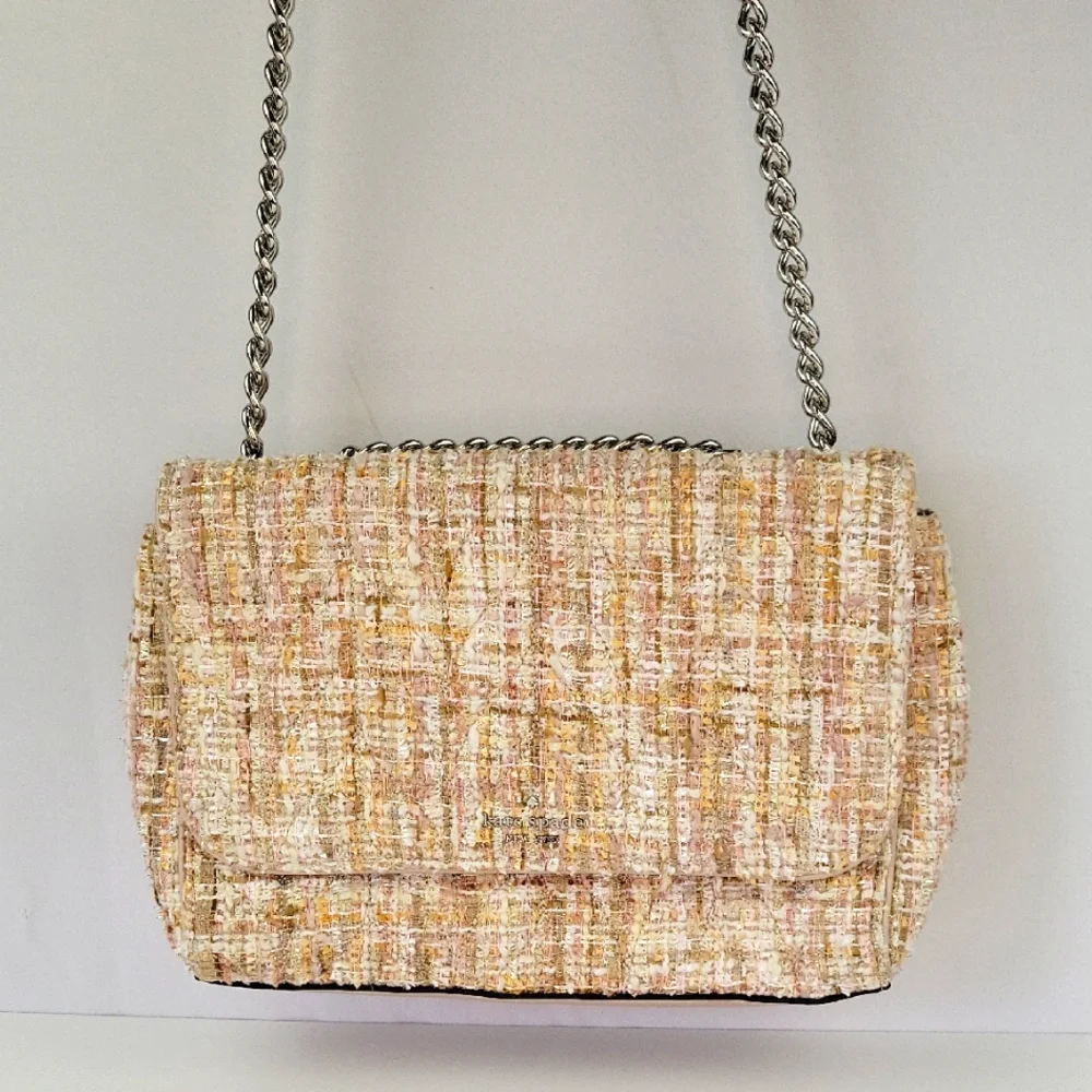 Kate Spade Briar Lane Quilted Tweed Mini Emelyn Bag NWOT! - Picture 3 of 15